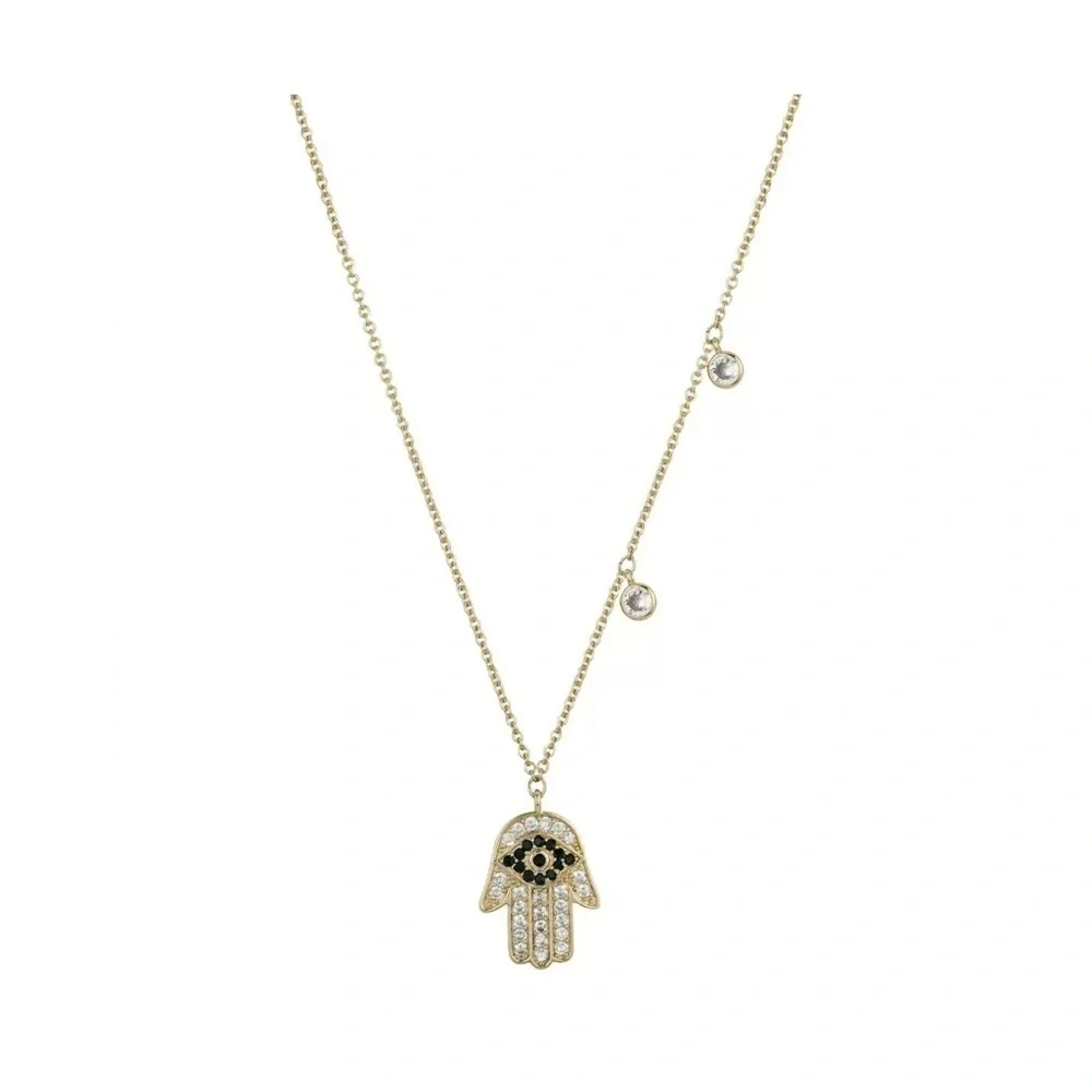 NWT gratitude and grace Hamsa necklace gold 💎💍❤️